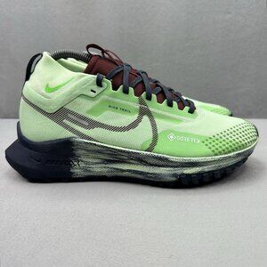 Womens Size 9 Nike React Pegasus Trail 4 Gore-Tex Shoes Vapor Green Running EUC